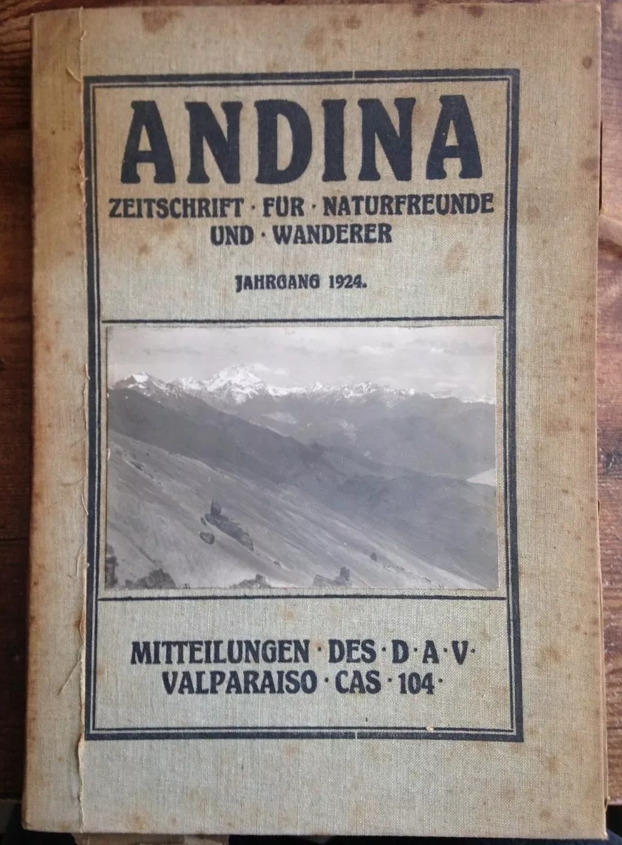 Revista Andina: zeitschrift für naturfreunde un wanderer jahrgang 1924