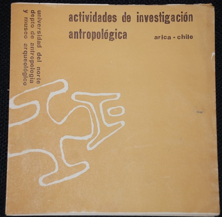 Folleto  de actividades de investigación antropológica 