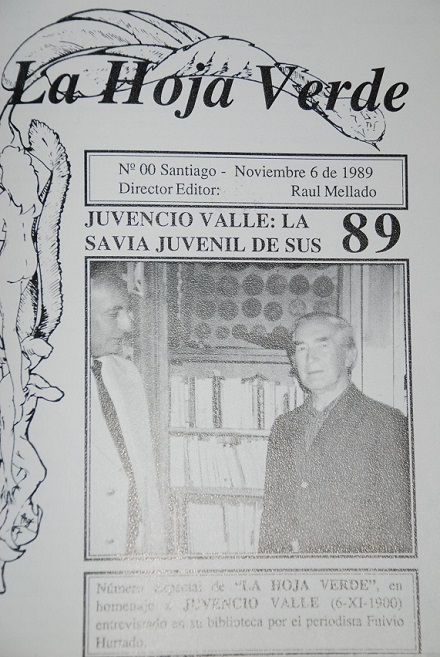 Revista de Poesia : La Hoja Verde por Raul Mellado