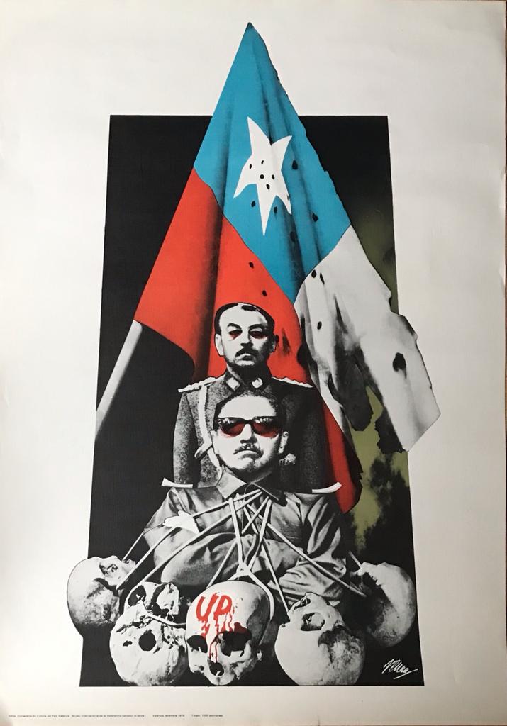 Afiche de Josep Renau en contra la Junta Militar 