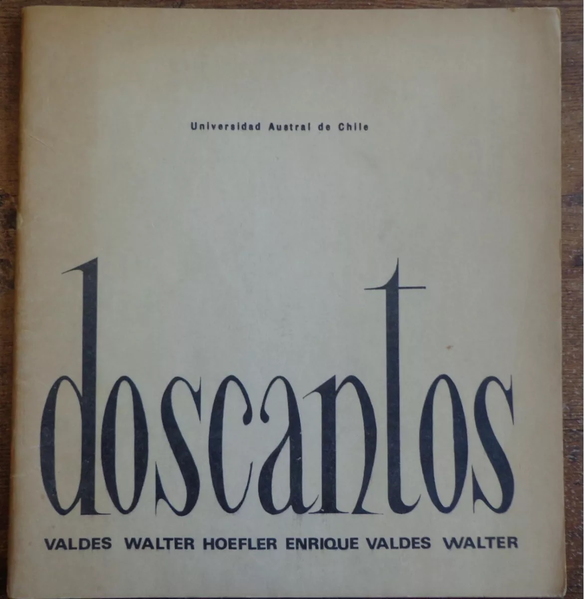Walter Hoefler, Enrique Valdes. Dos cantos 