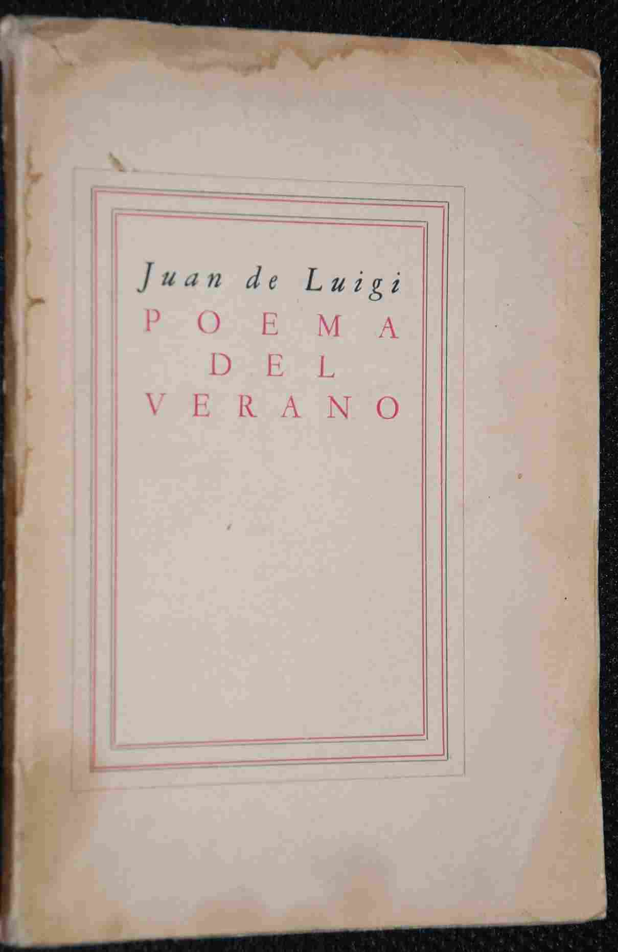 Juan de Luigi -  Poema del Vernaro