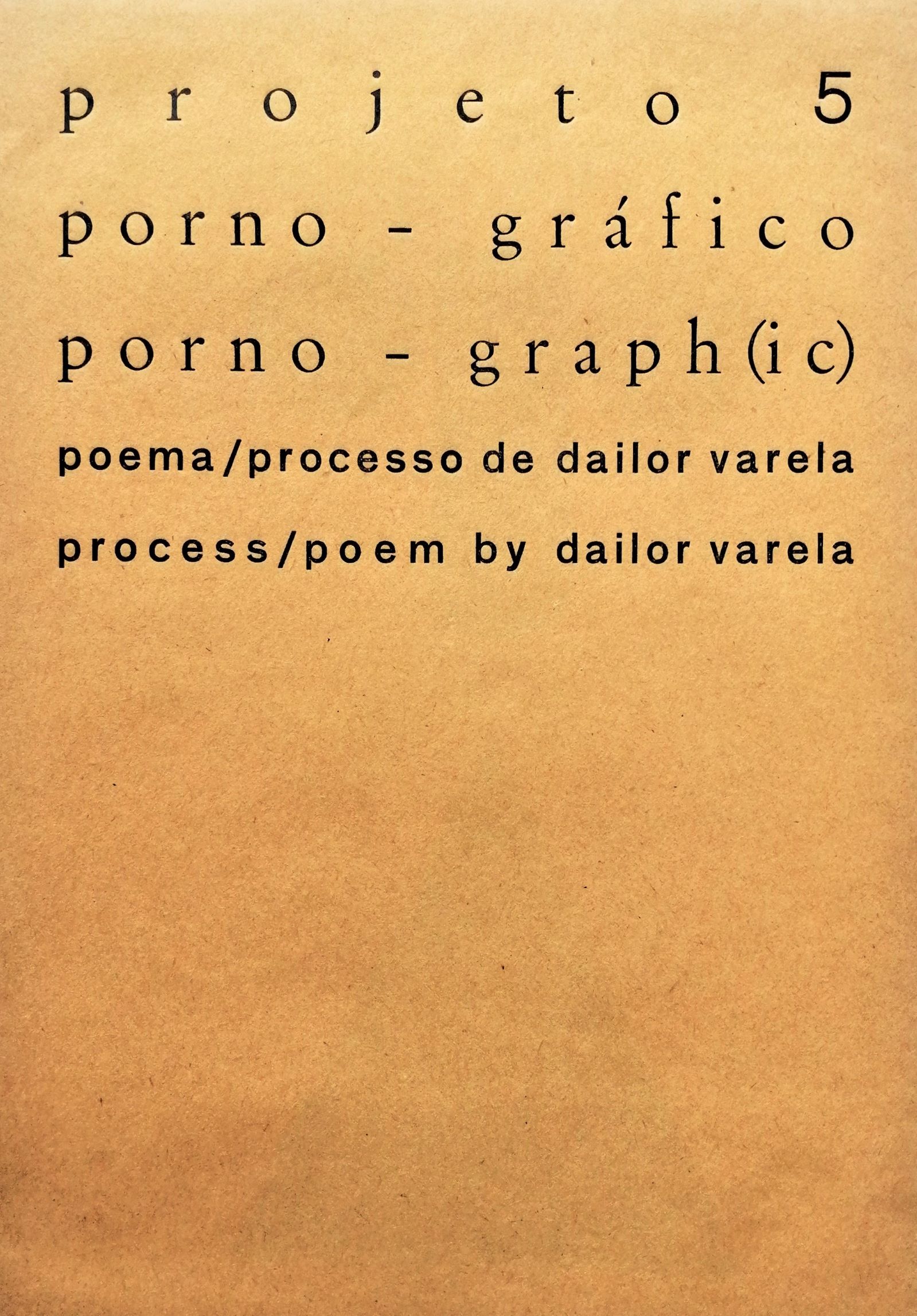 Dailor Varela - Proyecto 5: porno-gráfico