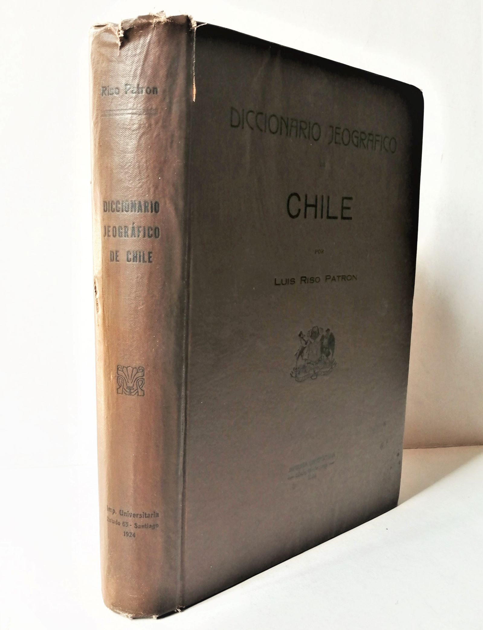 Luis Riso Patrón - Diccionario Jeográfico de Chile