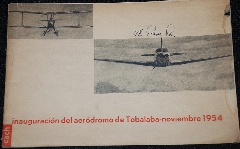 inaguracion del aeródromo de tobalaba - noviembre 1954
