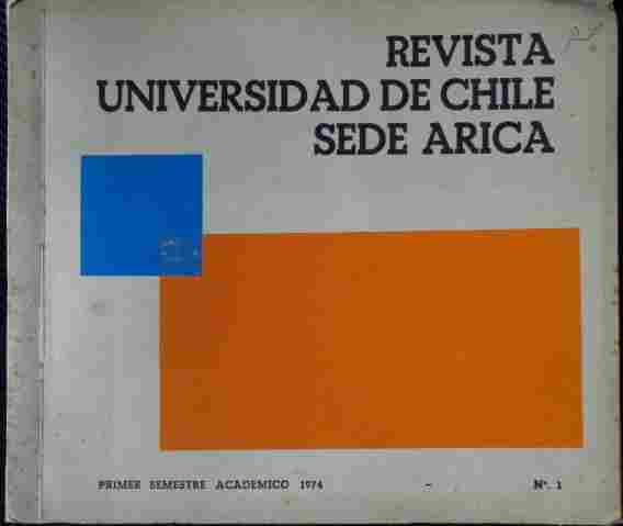 Max Montecinos - Revista Universidad de Chile Sede Arica