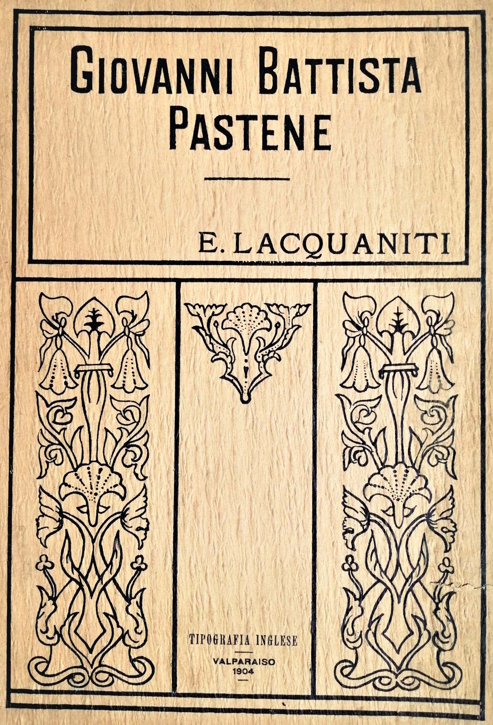 Ettore Lacquaniti - Giovanni Battista Pastene