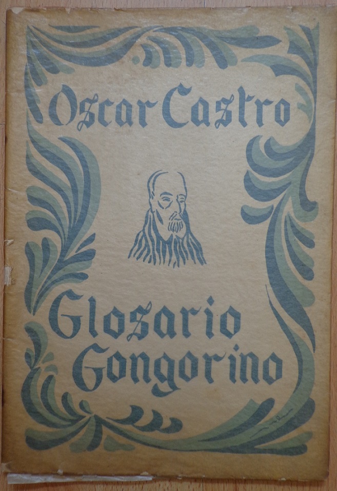 Oscar Castro.  Glosario Gongorino