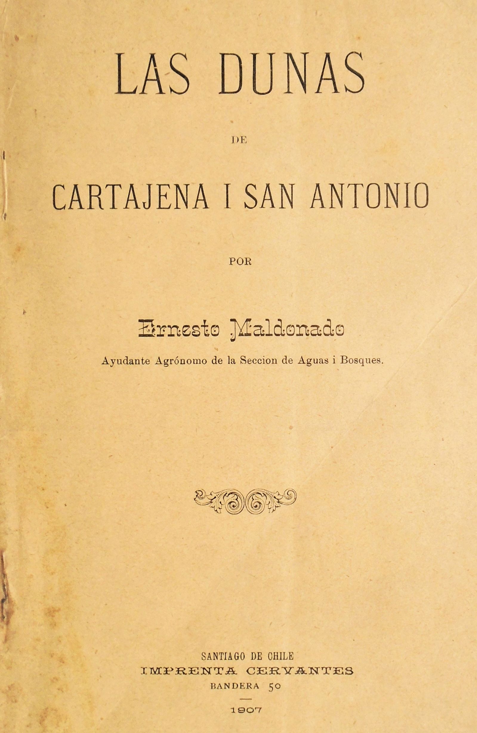 Ernesto Maldonado - Las dunas de Cartajena i San Antonio