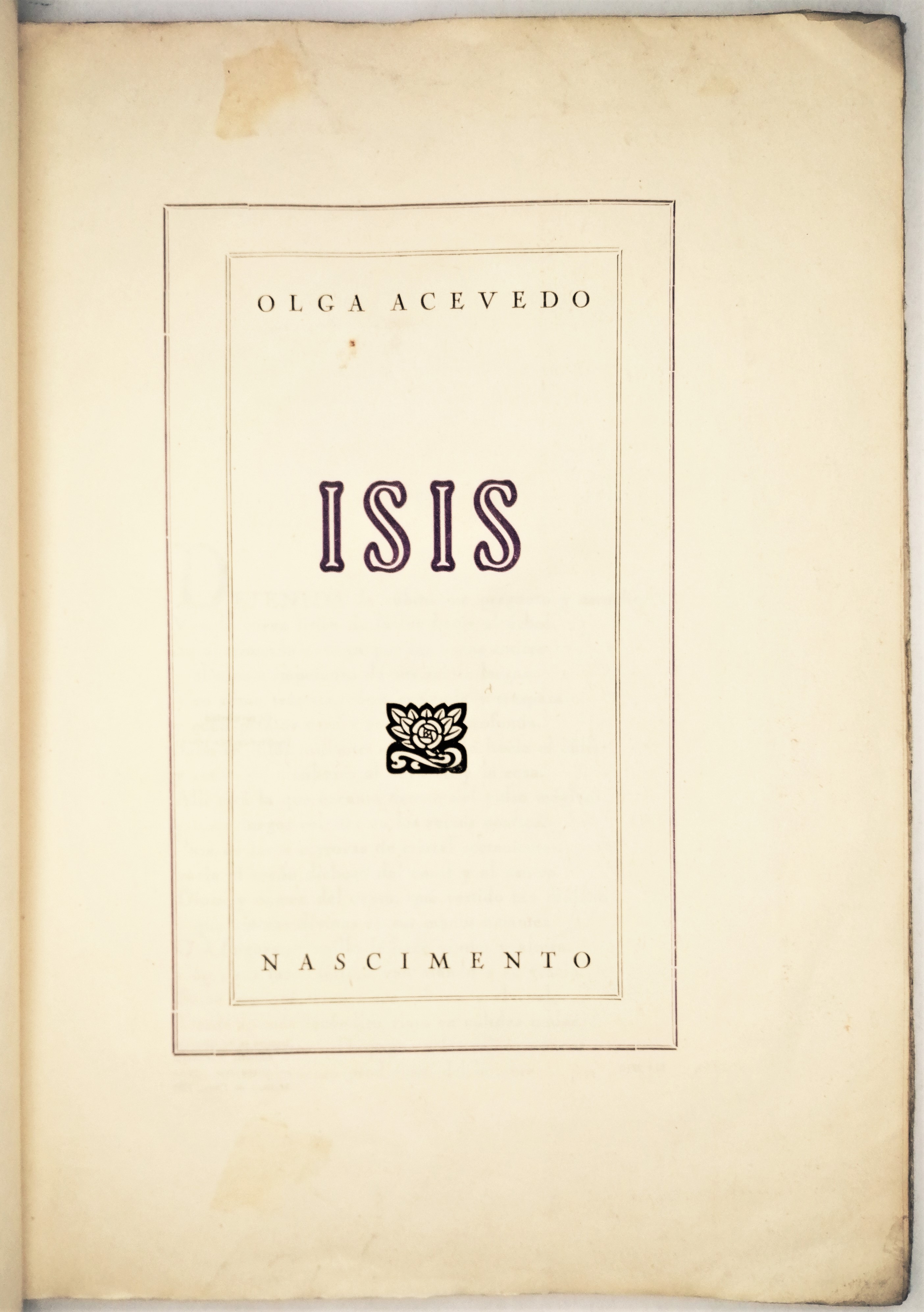 Olga Acevedo - Isis
