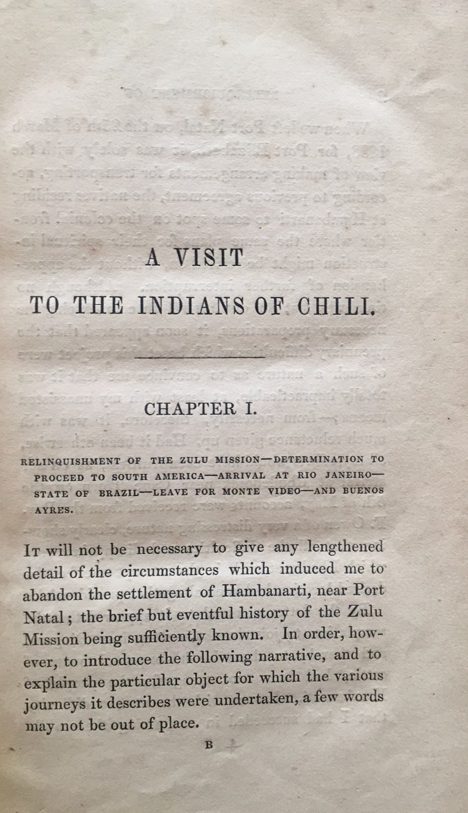 Captain Allen F. Gardiner R.N.. A visit to the indians on the frontiers of Chili 