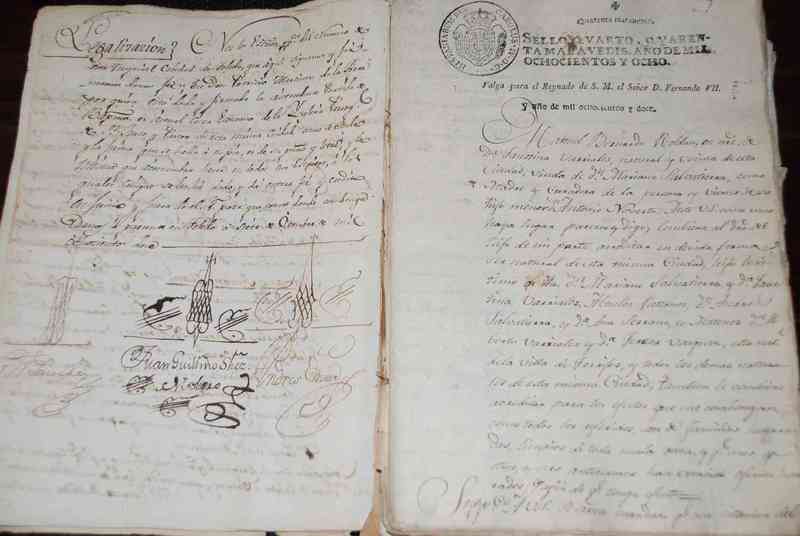 Información de la Nobleza de Don Mariano y Don Antonio Salvatierra Naturales de la Imperial Ciudad e Toledo,practicada a Instancia de Doña Faustina Barriales, su madre en el año 1812