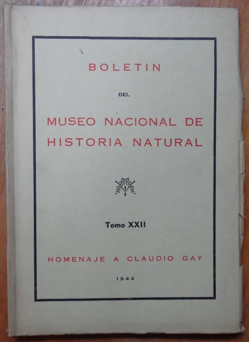 Boletín del museo nacional de historia natural