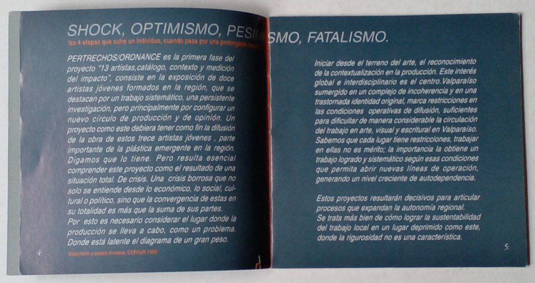 Catálogo Pertrechos/Ordnance 1998