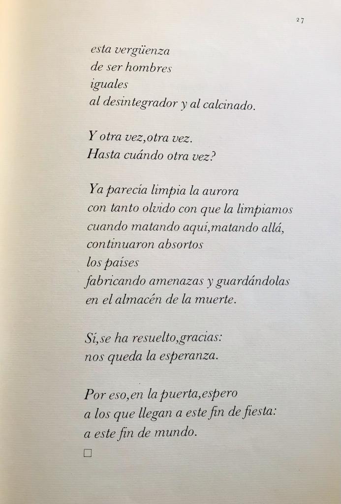 Pablo Neruda 	Fin de mundo 