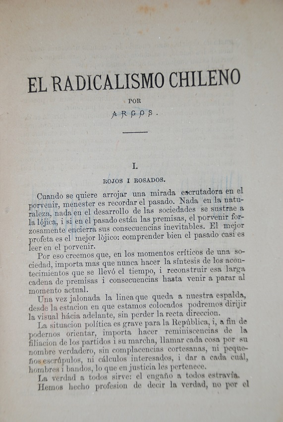 ARGOS - El Radicalismo chileno