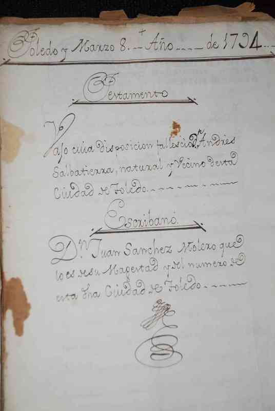 Información de la Nobleza de Don Mariano y Don Antonio Salvatierra Naturales de la Imperial Ciudad e Toledo,practicada a Instancia de Doña Faustina Barriales, su madre en el año 1812