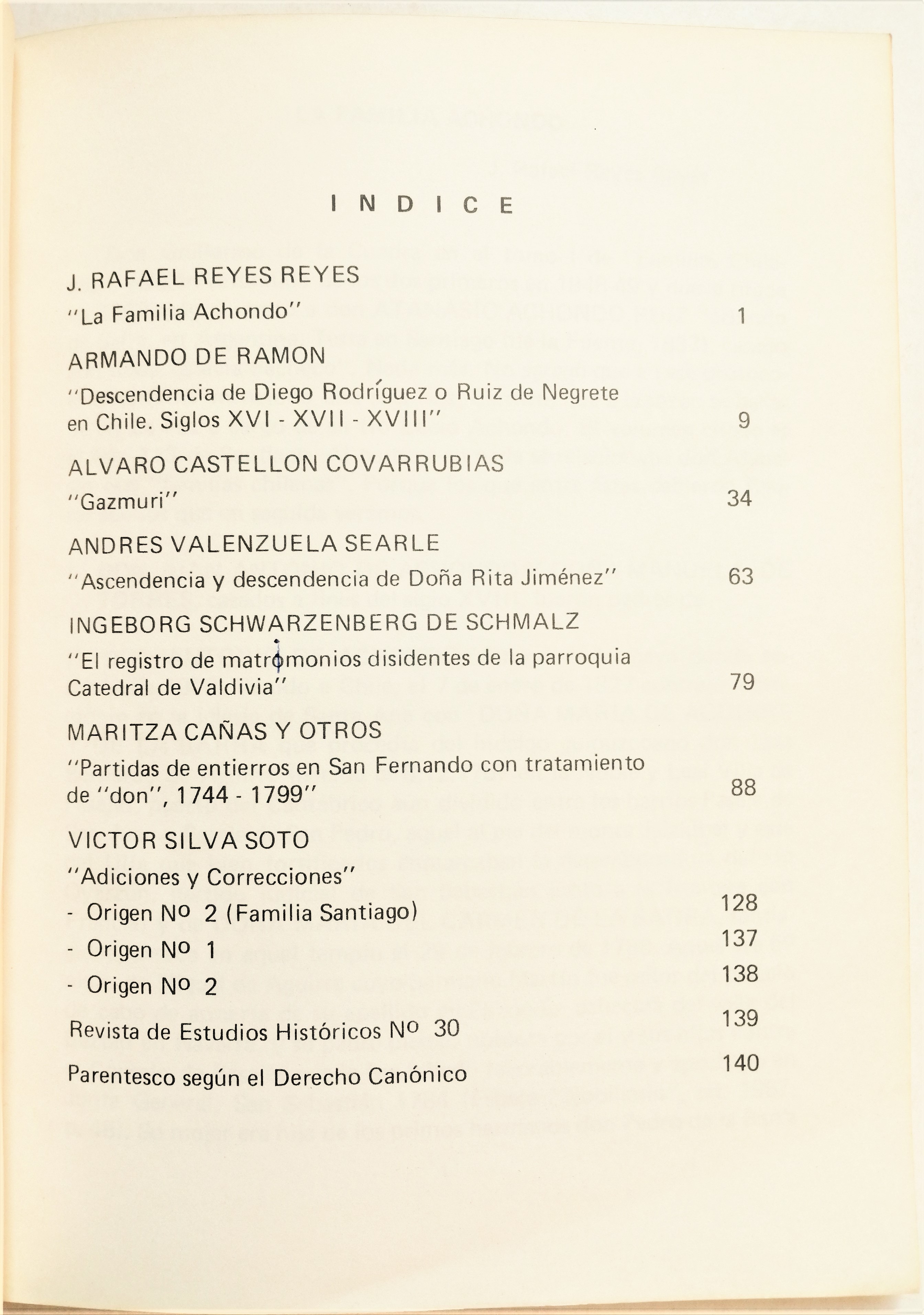 Julio Retamal Avila - Origen. Genealogías de familias chilenas