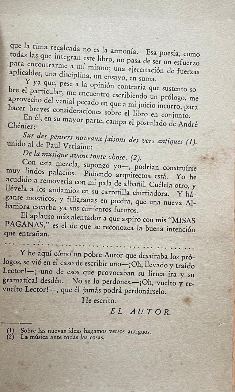 José Angel Buesa	Misas paganas. Poemas 