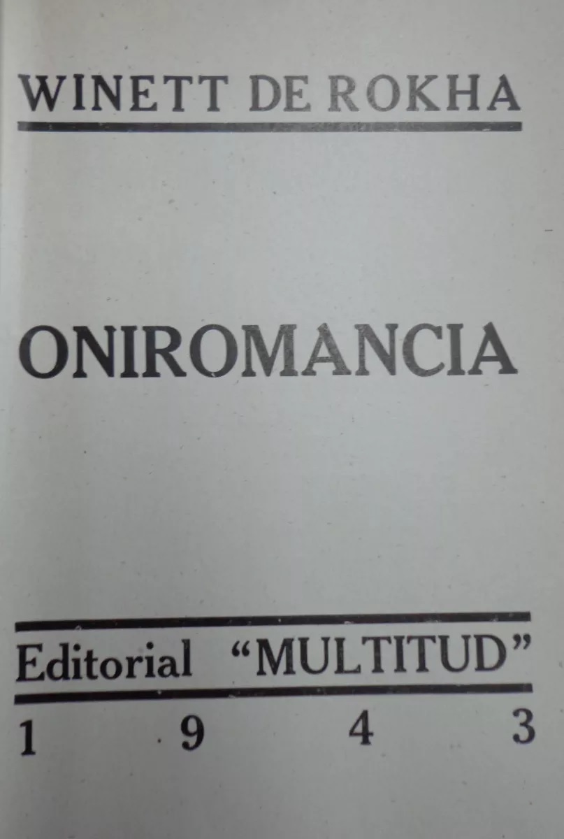 Winett de Rokha. Oniromancia