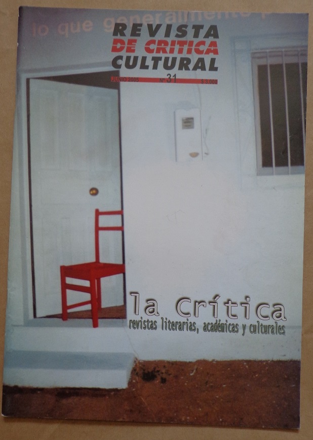 Revista cultural de critica 