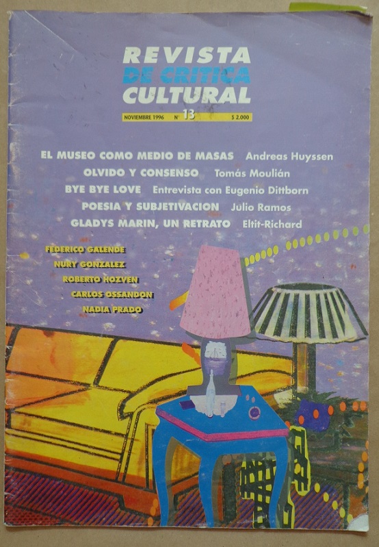Revista cultural de critica 