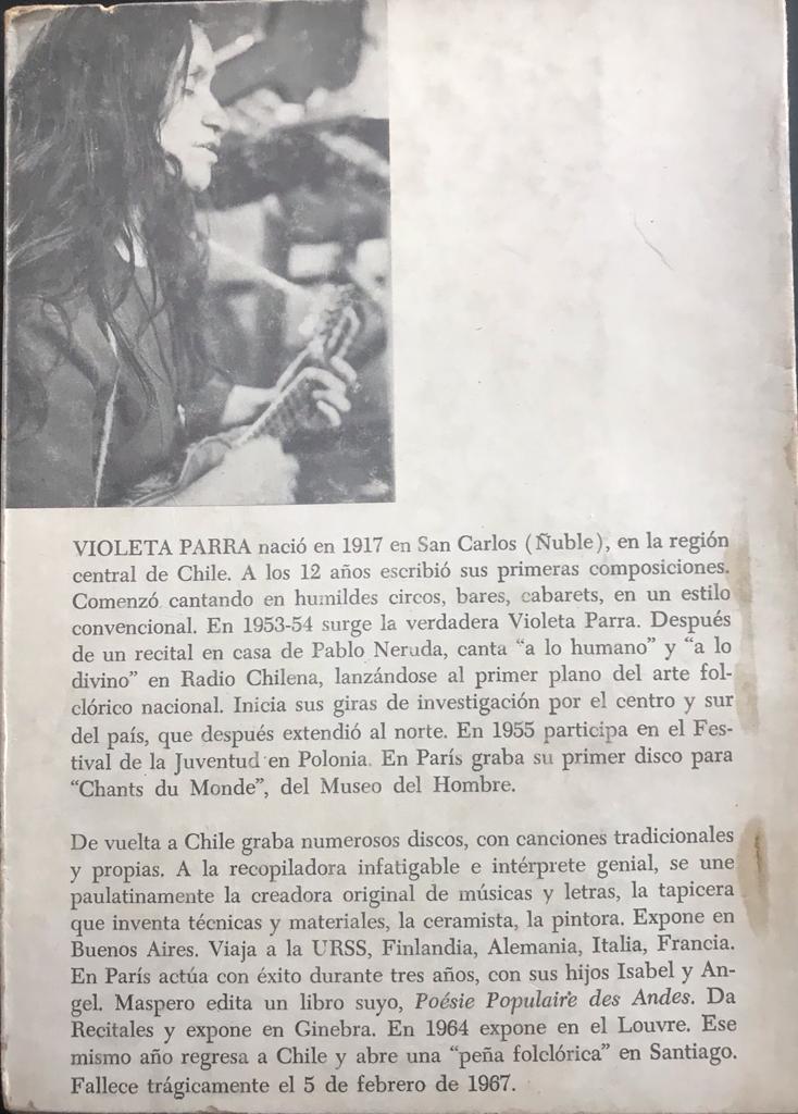 Violeta Parra 	Decimas