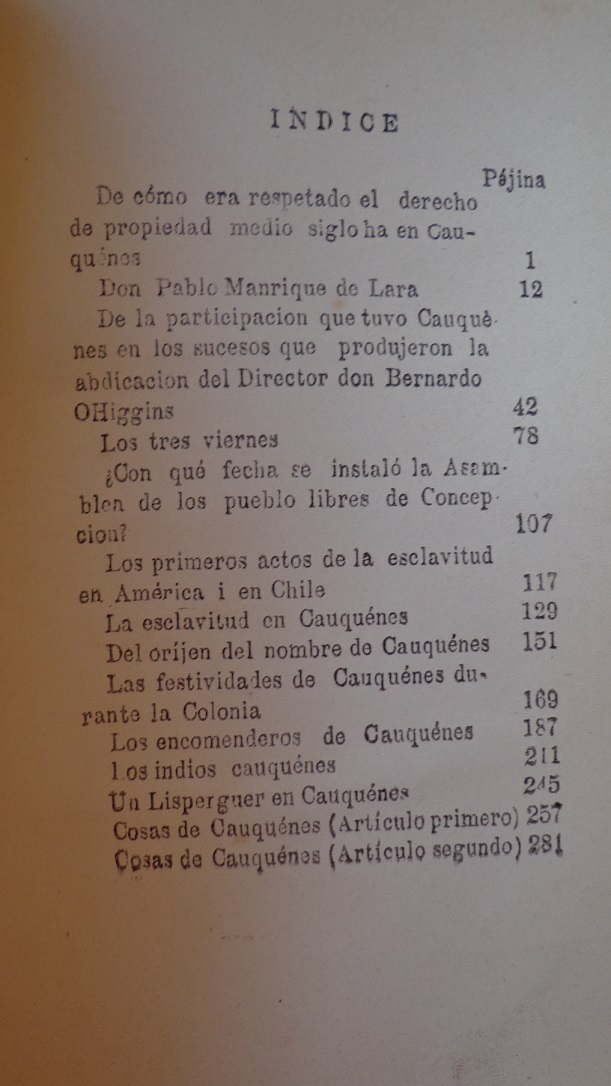 Alejandro Cañas Pinochet. Cuadros. Compilaciones de algunos artículos históricos i literarios publicados en la tribuna i escritos