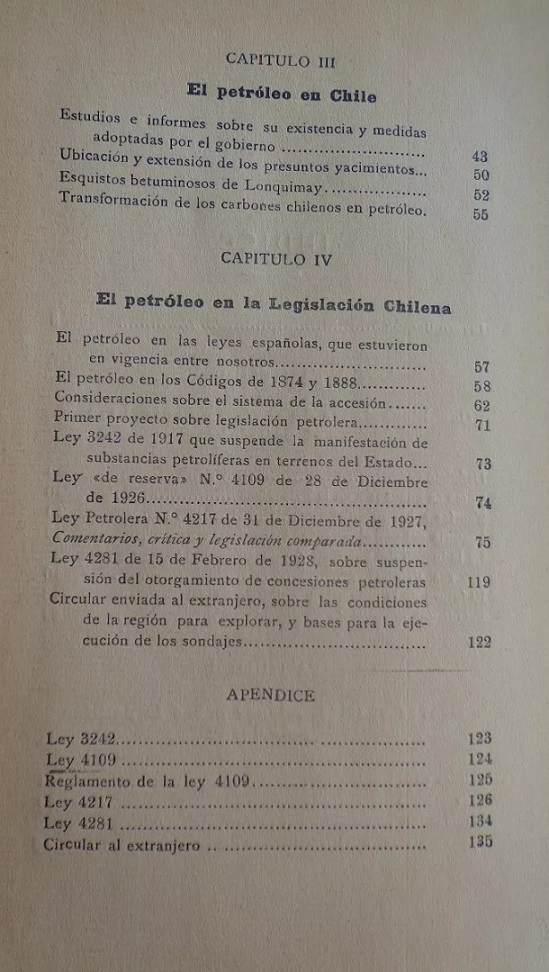 Alejandro Rivera Bascur. El petróleo : política y legislación : (comentarios a la ley 4.217) 