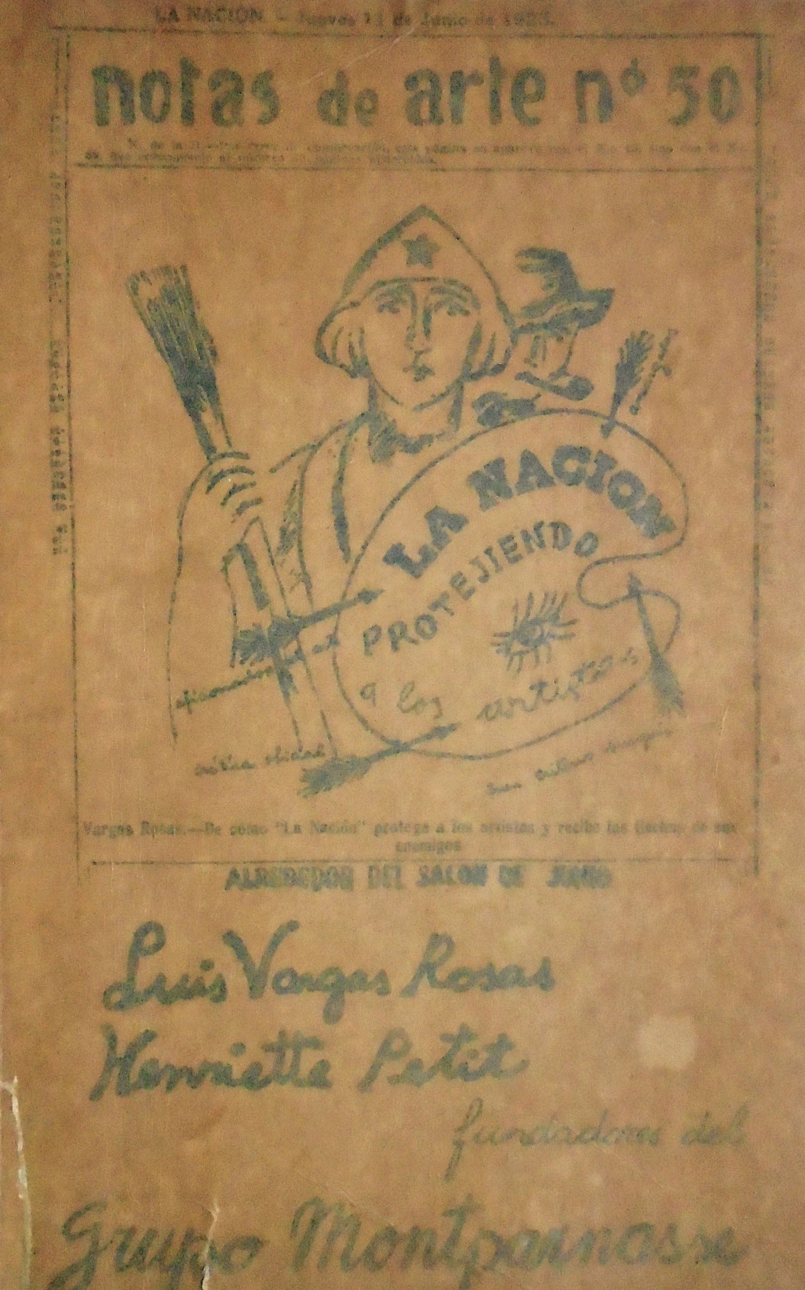 Henriette Petit y Luis Vargas Rosas, fundadores del grupo Montparnasse