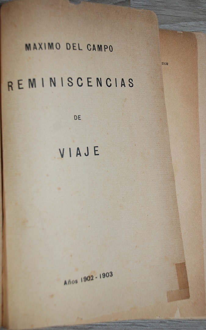 Máximo del Campo - Reminiscencias de viaje : año 1902-1903 