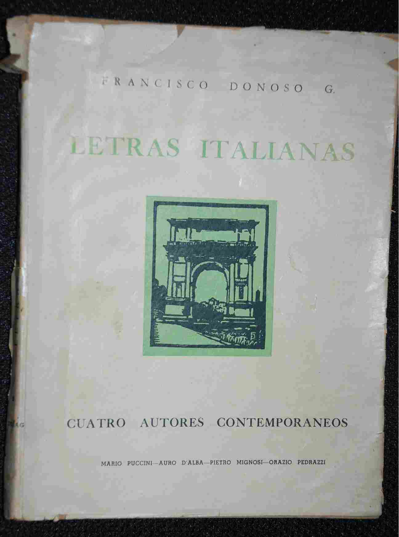 Francisco Donoso - Letras Italianas