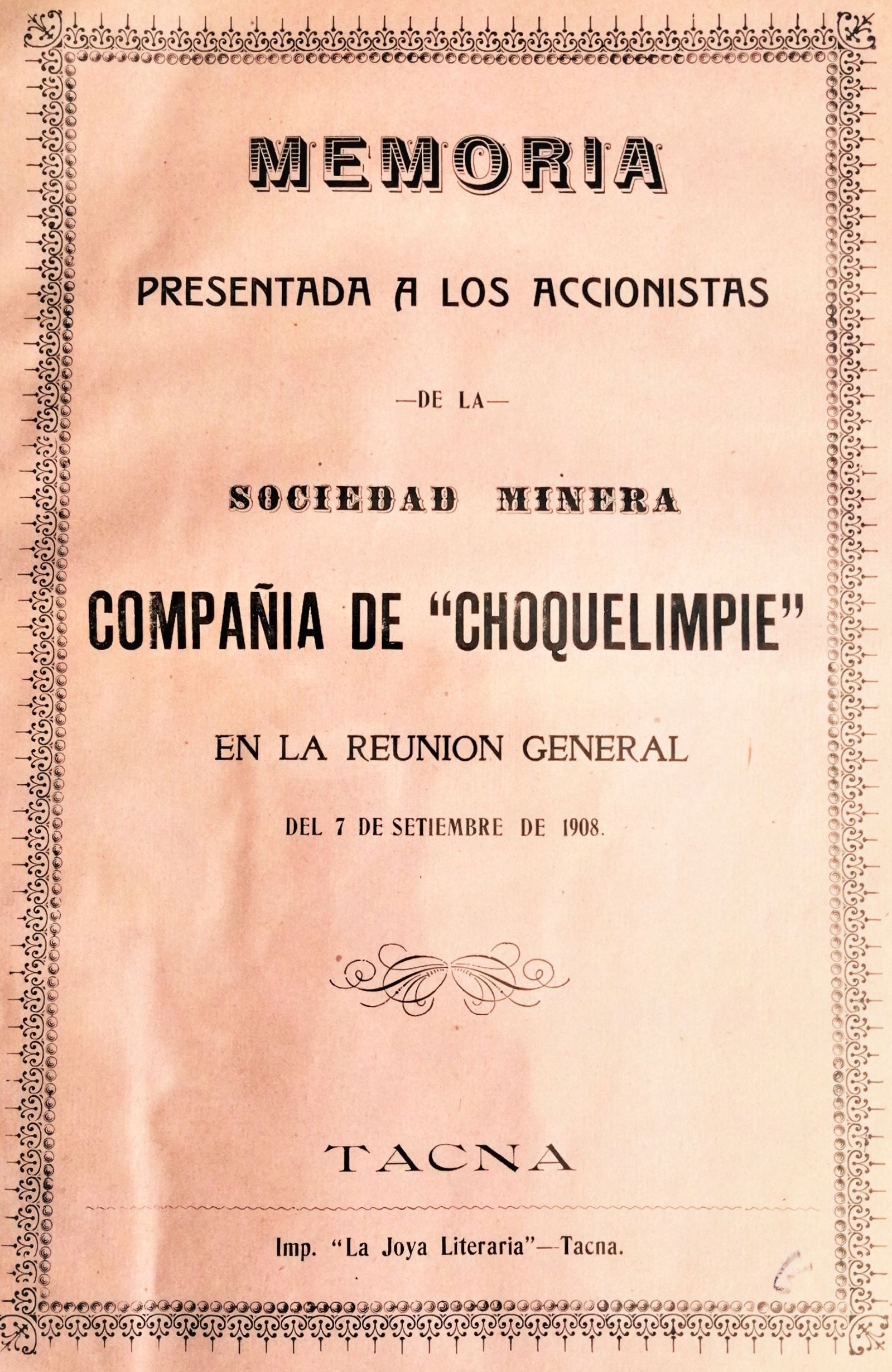 Documentos relativos a la gestión económica de las oficinas salitreras del norte de Chile