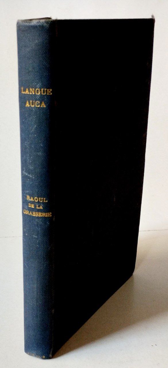 Langue Auca (Ou Langue Indigéne du Chili) Grammaire Dictionnaire, Textes Traduits et Analysés.