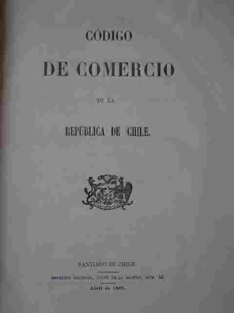 Código de Comercio de La Republica de Chile