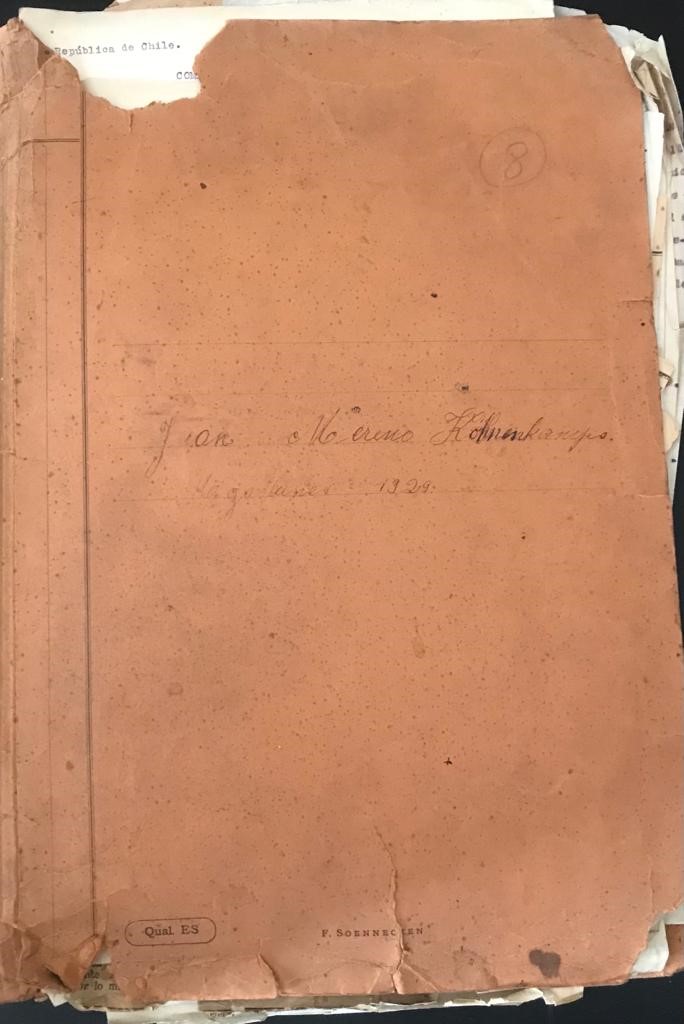 Carpeta sobre aspectos militares de Magallanes entre 1928-1930 