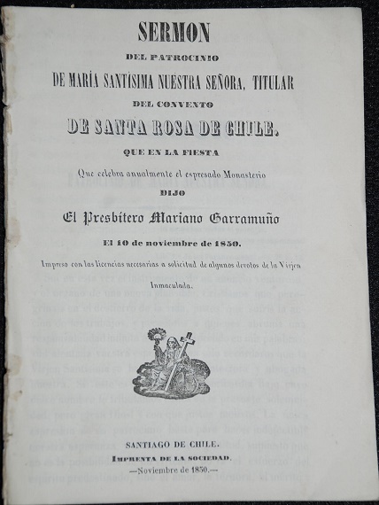 Mariano Garramuño - Sermon del patrocinio de maria santisima nuestra señora