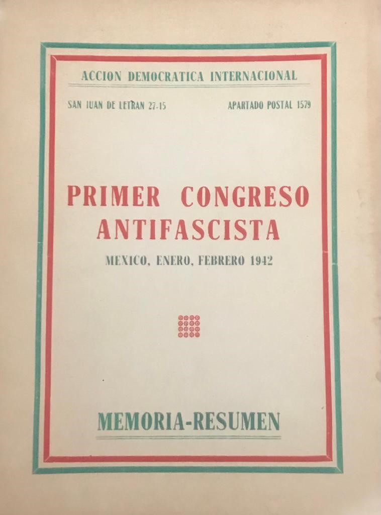 Primer congreso antifascista