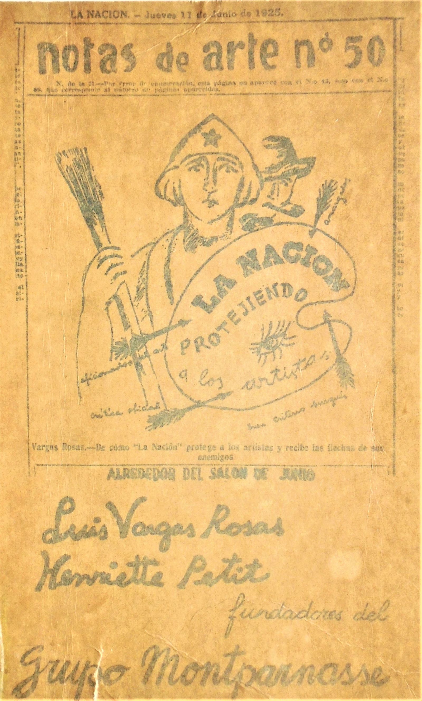 Varias autoras - Luis Vargas Rosas y Henriette Petit fundadores del Grupo Montparnasse