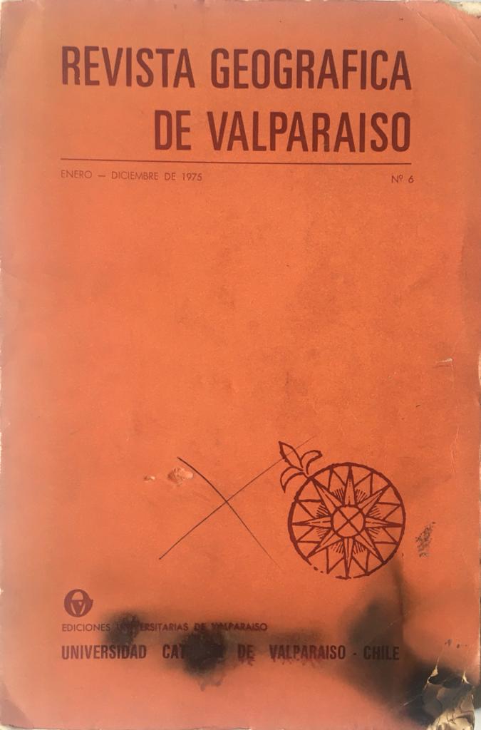 Revista Geografía de Valparaíso.  (Textos de Guillermo Quintanilla, Osvaldo Ossandón E., Wladimir Flores, Rodolfo Allesh y Hugo Figueroa). 