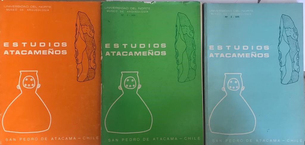 Varios autores	Estudios atacameños. 3 números 