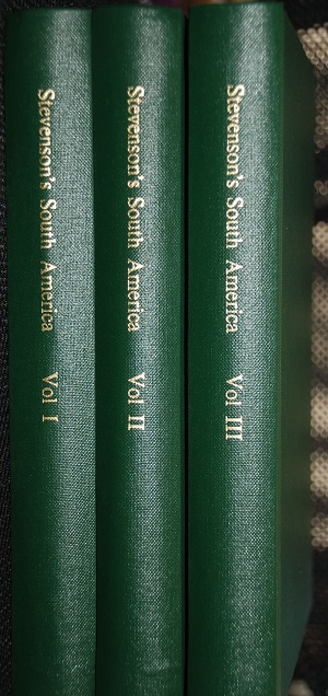 W. B. Stevenson - Historical and descriptive narrative of twenty years residence in south america 3 tomos