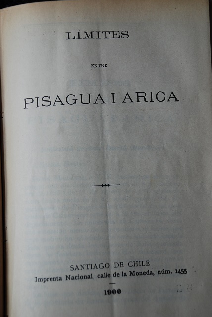 Limites entre Pisagua y Arica.