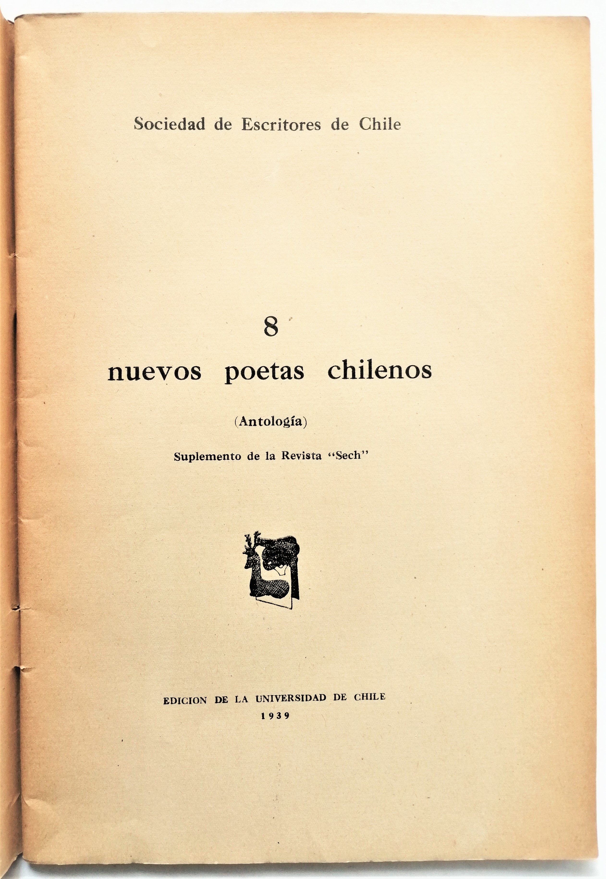 Sociedad de Escritores de Chile - 8 nuevos poetas (Antología) 