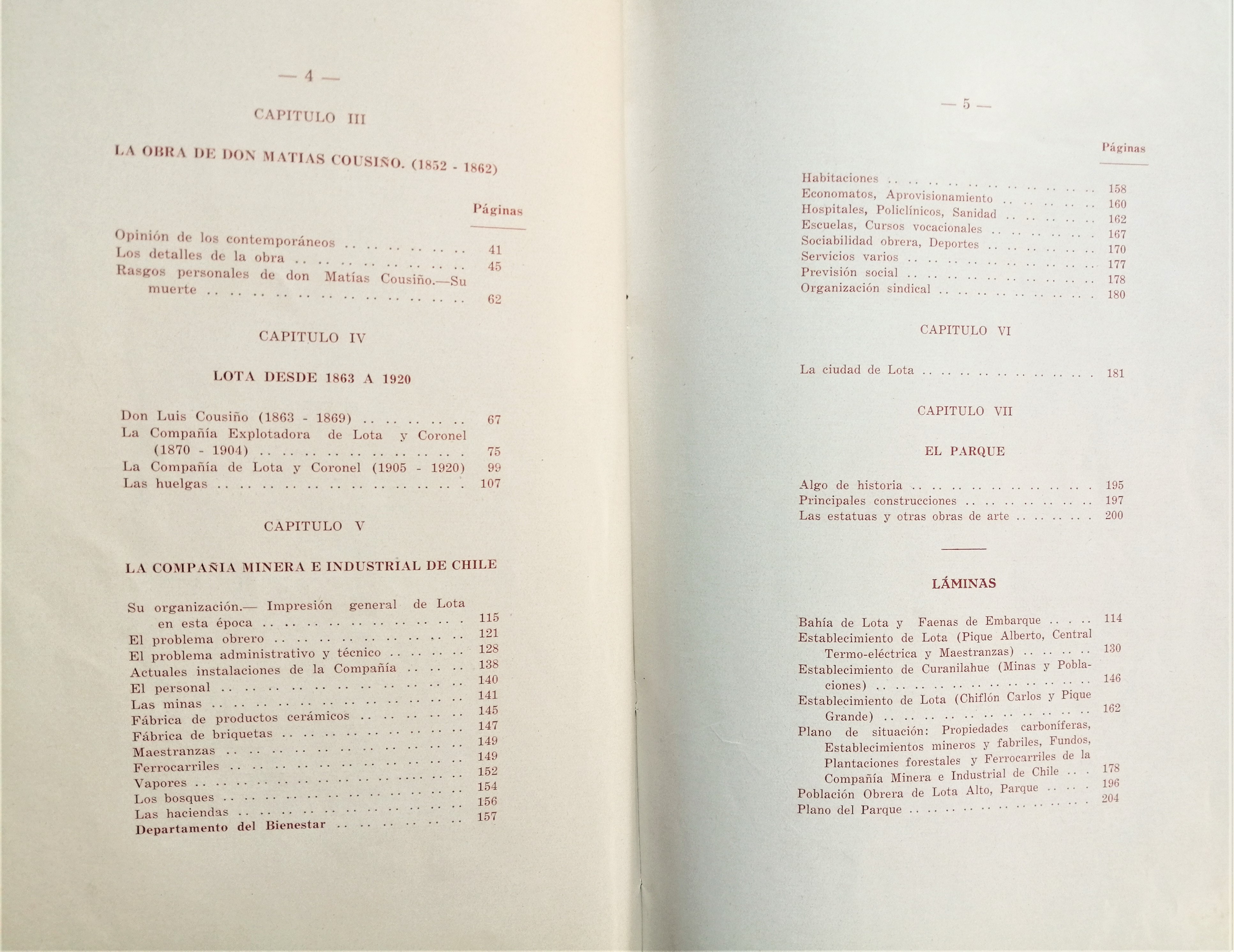 Octavio Astorquiza - Lota. Antecedentes históricos