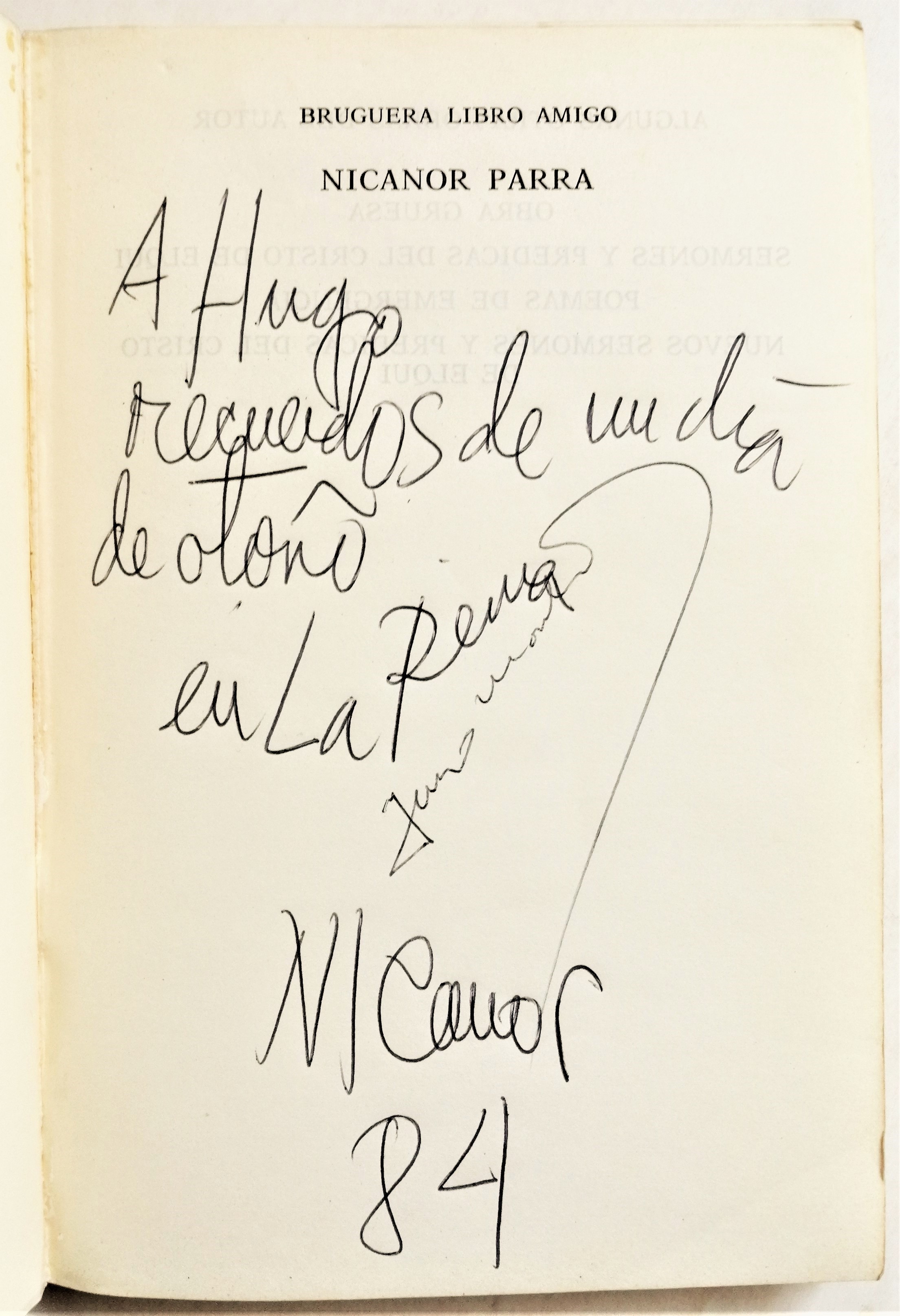 Nicanor Parra	- Poesía política