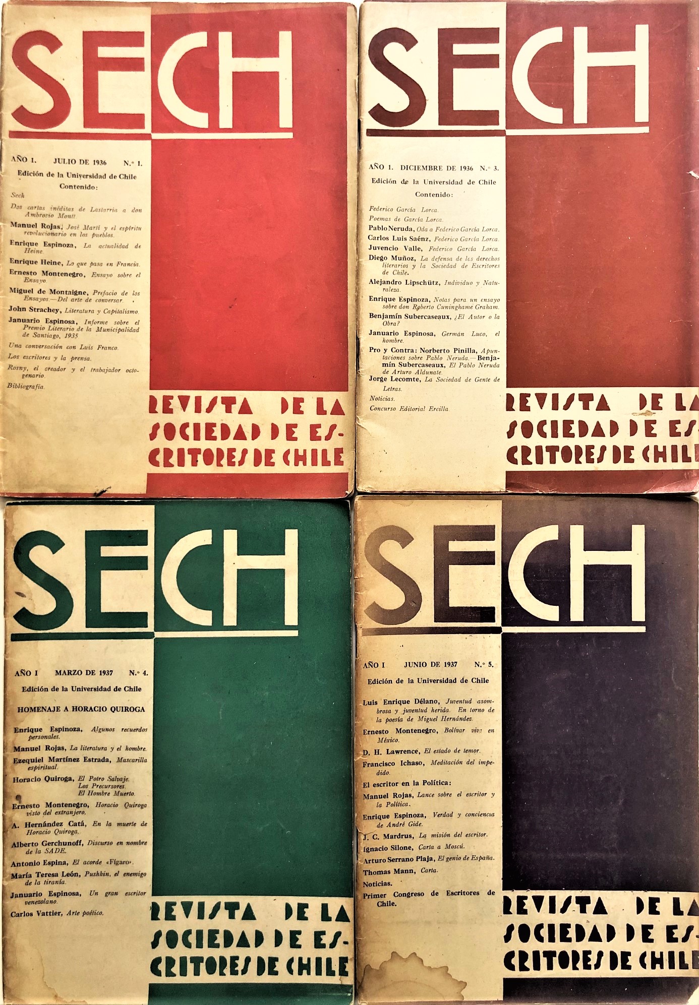 Revista de la Sociedad de Escritores de Chile SECH
