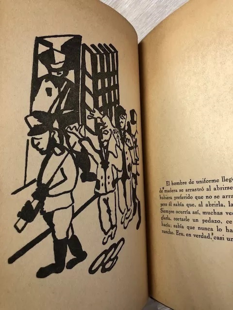 Carlos Droguett. Los asesinados del seguro obrero. Portada y comentarios gráficos de Luis O. Droguett.