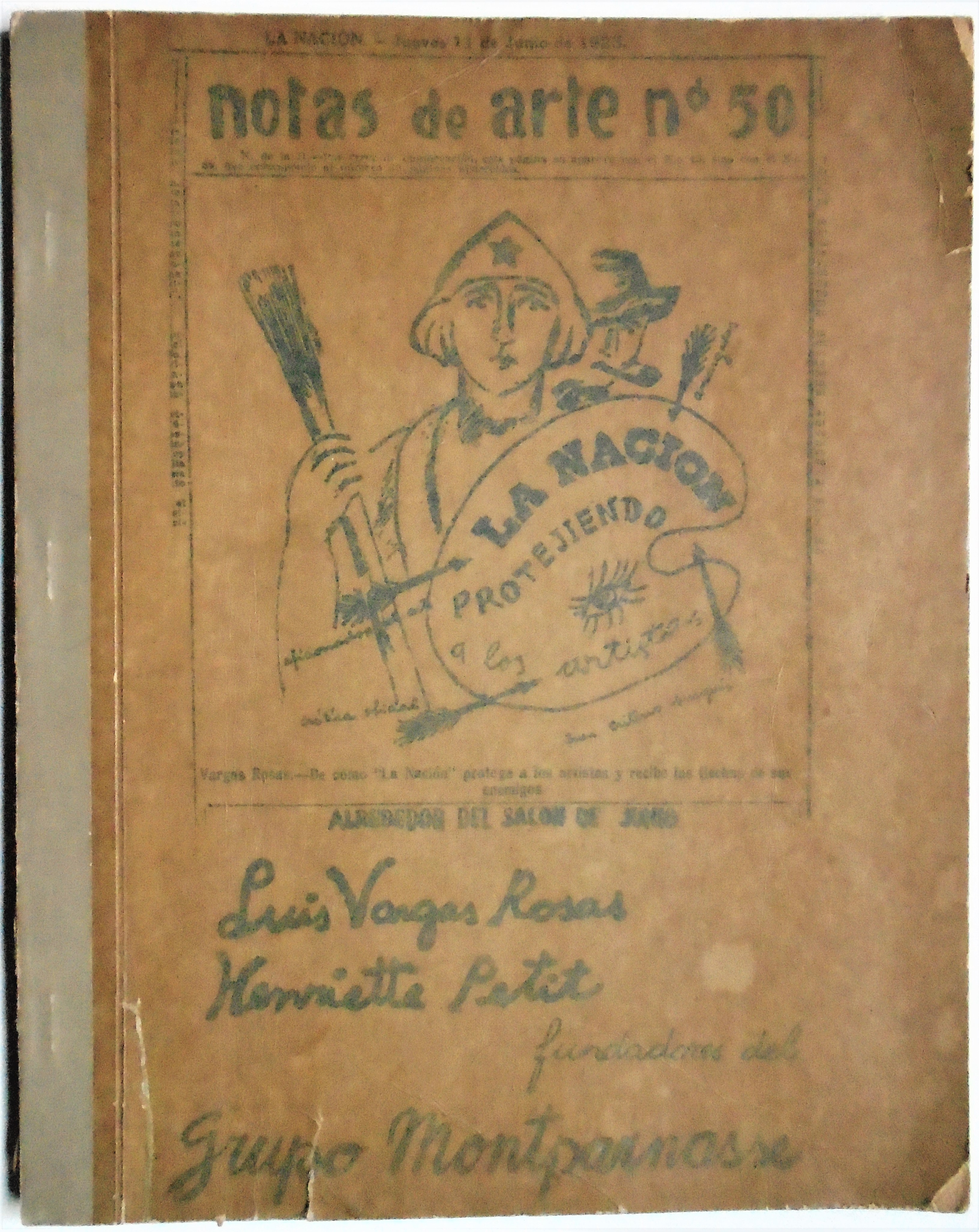 Henriette Petit y Luis Vargas Rosas, fundadores del grupo Montparnasse