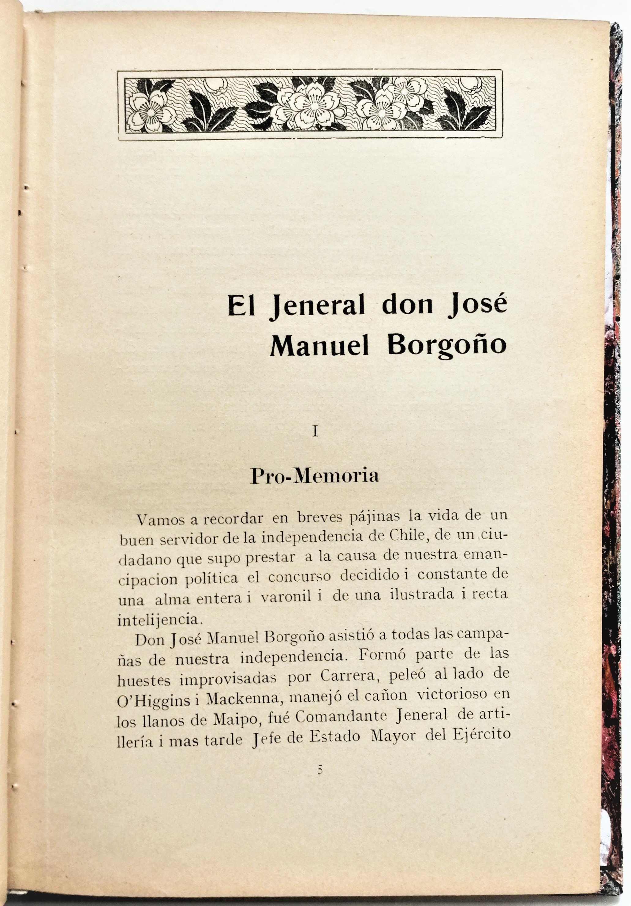 José Manuel Borgoño / José María de Rozas
